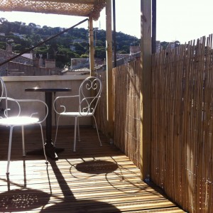 Pascal terrasse ensoleillee
